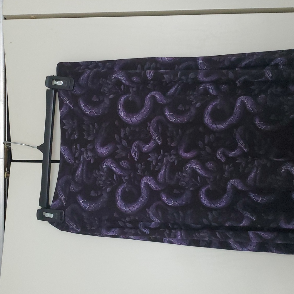 Killstar Purple Asymmetrical Skirt - Picture 2 of 16